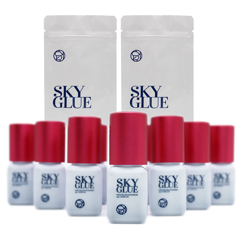 Eyelash Extension Korea - 10 бутылок SKY Клей для наращивания