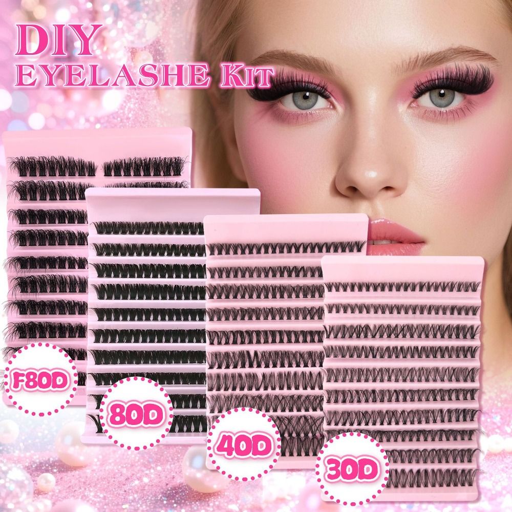 Eyelash Extension Kits - Натуральные накладные ресницы в стиле Wispy: