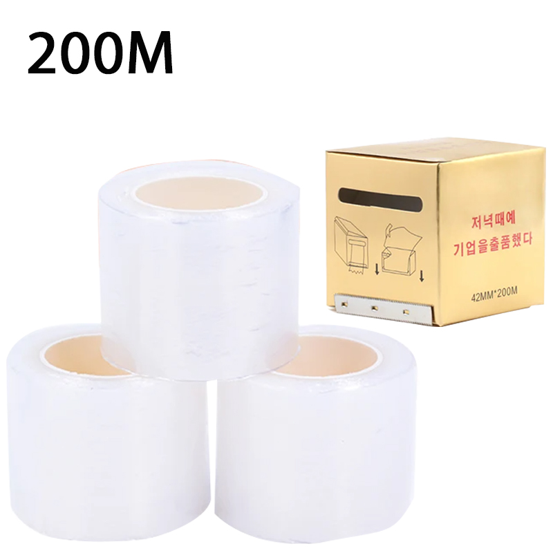 Eyelash Extension Glue Remover - 200 м прозрачная пленка для макияжа,