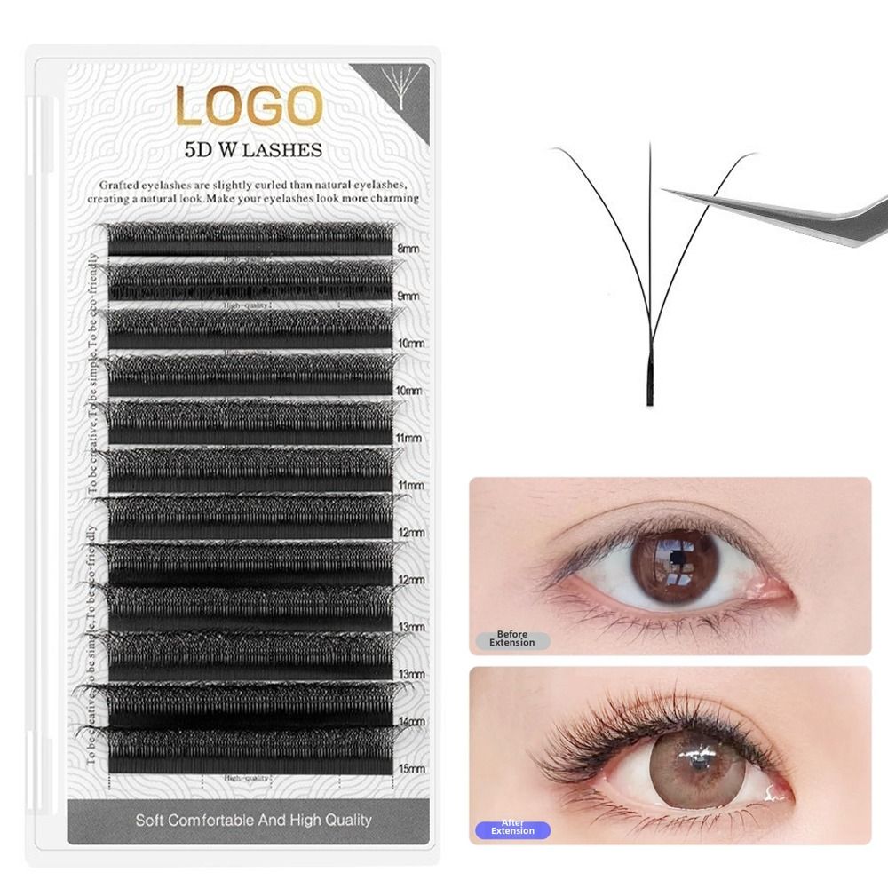 Новые 3D 4D 5D 6D накладные ре – обзор и цена Eyelash Extension Volume
