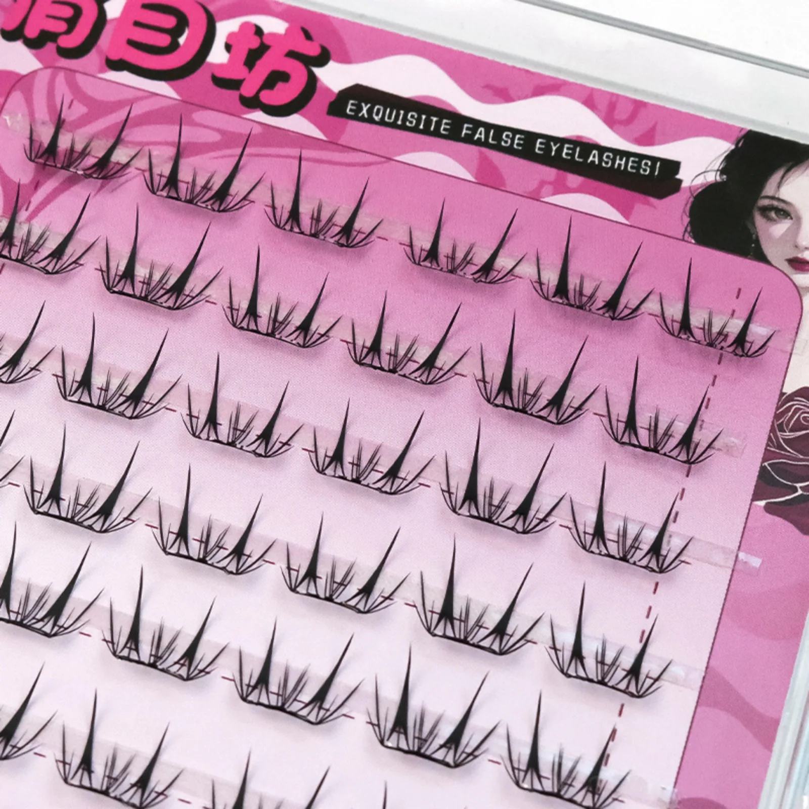 Самоклеящиеся пучки ресниц без – обзор и цена Eyelash Extension Korea
