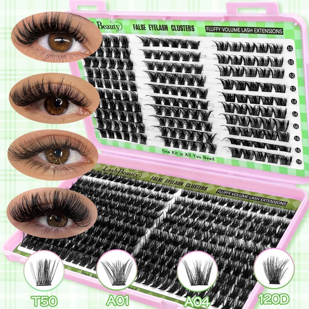 Натуральные накладные ресницы  – обзор и цена Eyelash Extension Kits