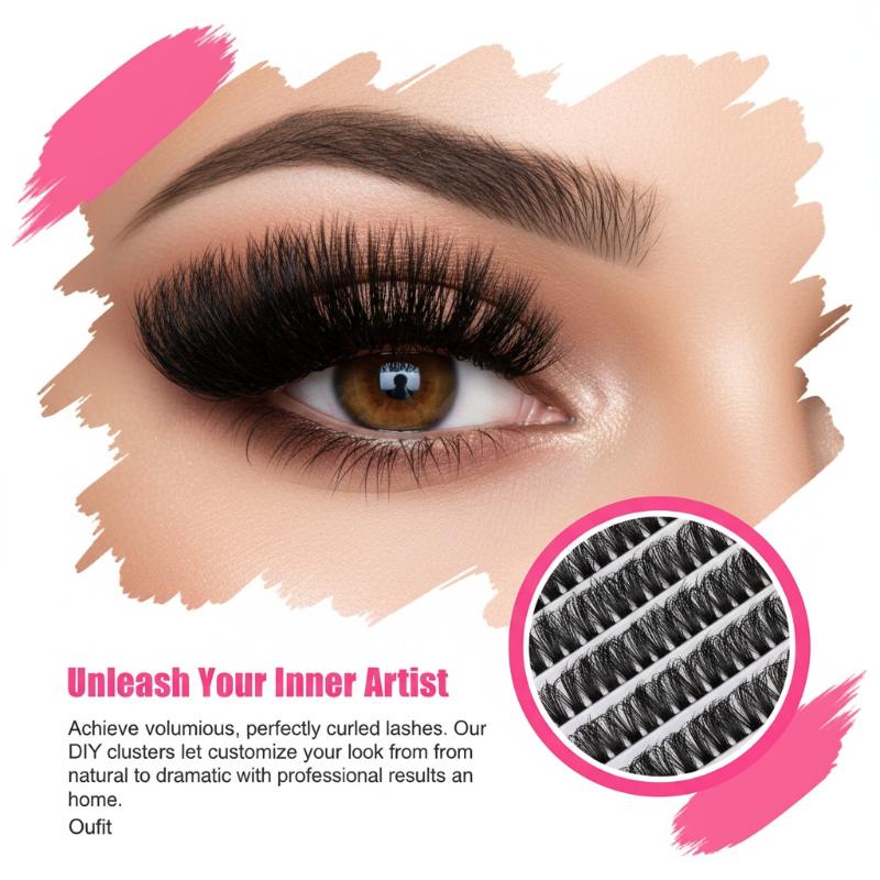 Накладные ресницы-пучки, индив – обзор и цена Eyelash Extension Volume