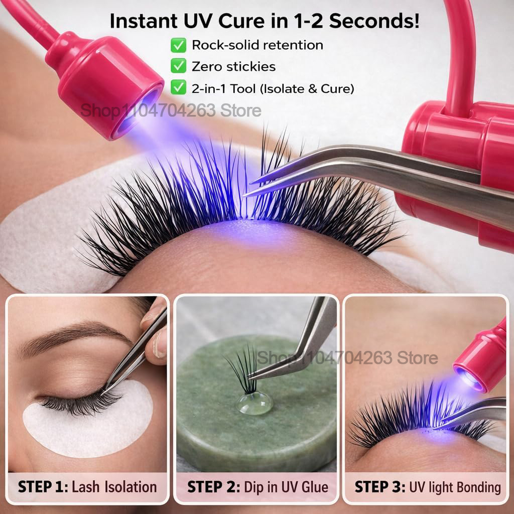 Мини-УФ-лампа для наращивания  – обзор и цена Eyelash Extension Uv