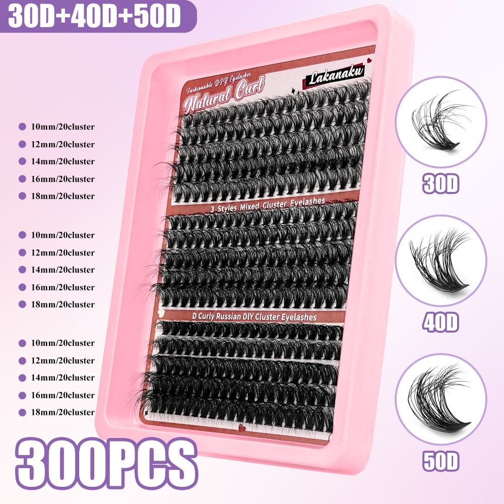 Накладные ресницы длиной 9-16  – обзор и цена Eyelash Extension Volume