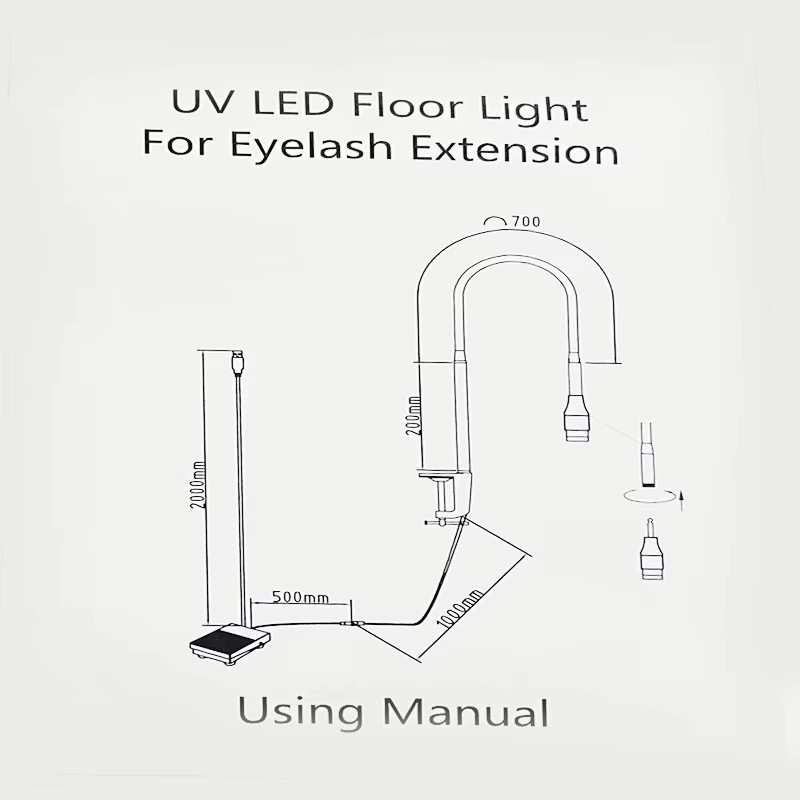 УФ-светильник для ресниц УФ-кл – обзор и цена Eyelash Extension Uv