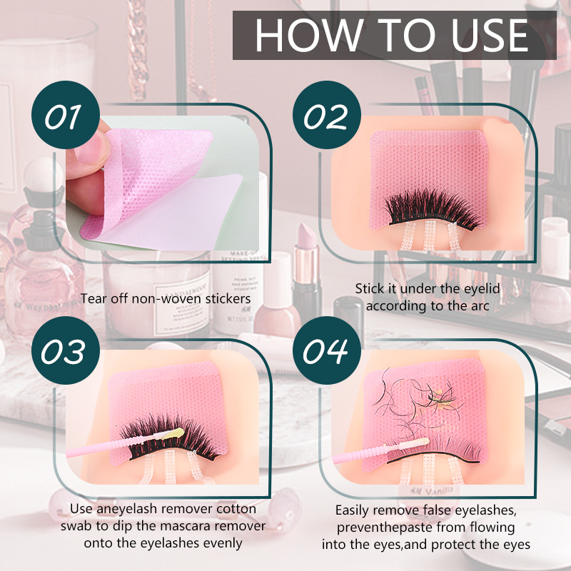 40 шт., ватный диск для удален – обзор и цена Eyelash Extension Glue Remover