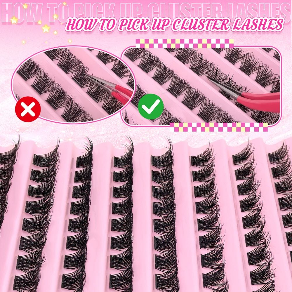 Натуральные накладные ресницы  – обзор и цена Eyelash Extension Kits