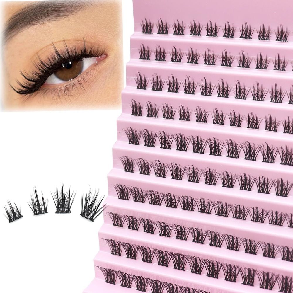 Натуральные накладные ресницы  – обзор и цена Eyelash Extension Kits