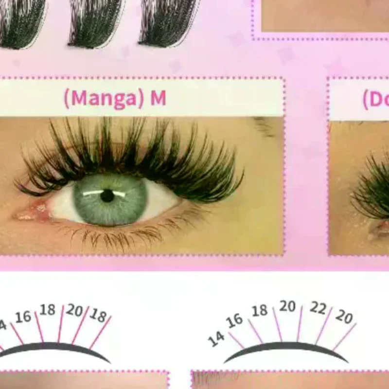 Набор пучковых ресниц: объемны – обзор и цена Eyelash Extension Kits