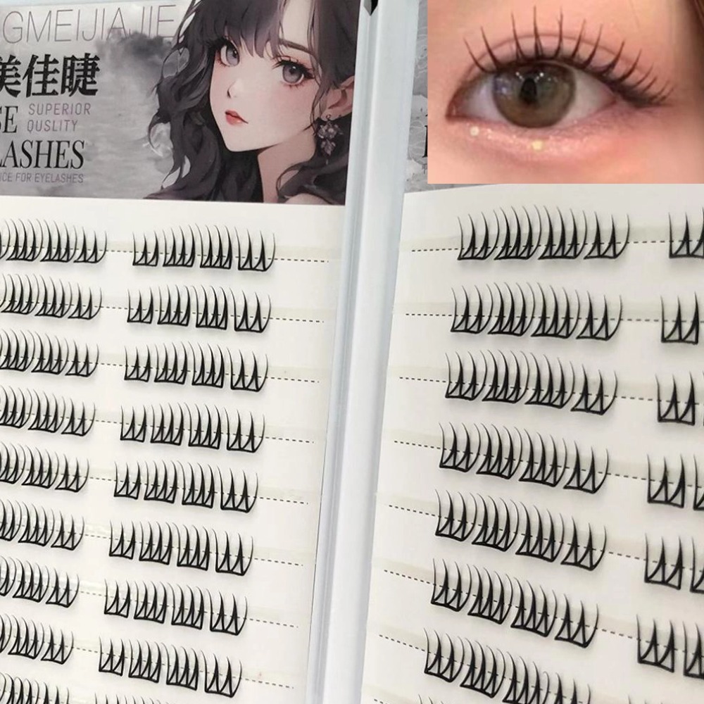 U-образные накладные ресницы б – обзор и цена Eyelash Extension Korea