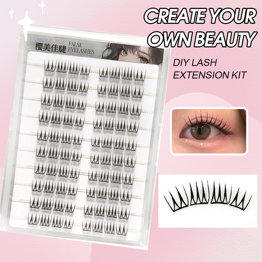 U-образные накладные ресницы б – обзор и цена Eyelash Extension Korea