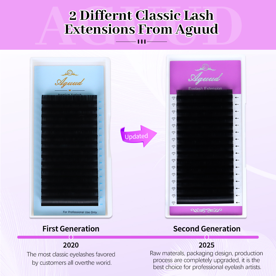 AGUUD 5 упаковок/лот НОВЫЕ суп – обзор и цена Eyelash Extensions Classic