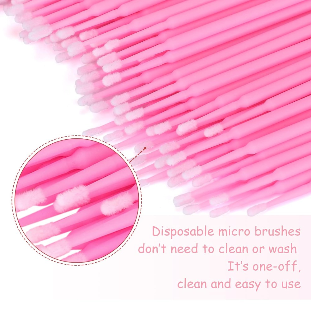 500 шт. одноразовых микро-ватн – обзор и цена Eyelash Extension Glue Remover