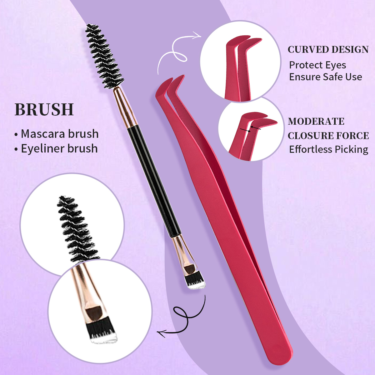 Набор кластеров для ресниц Sof – обзор и цена Eyelash Extension Glue Remover